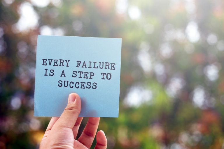 Fear of failure? Success isn’t a perfect journey.