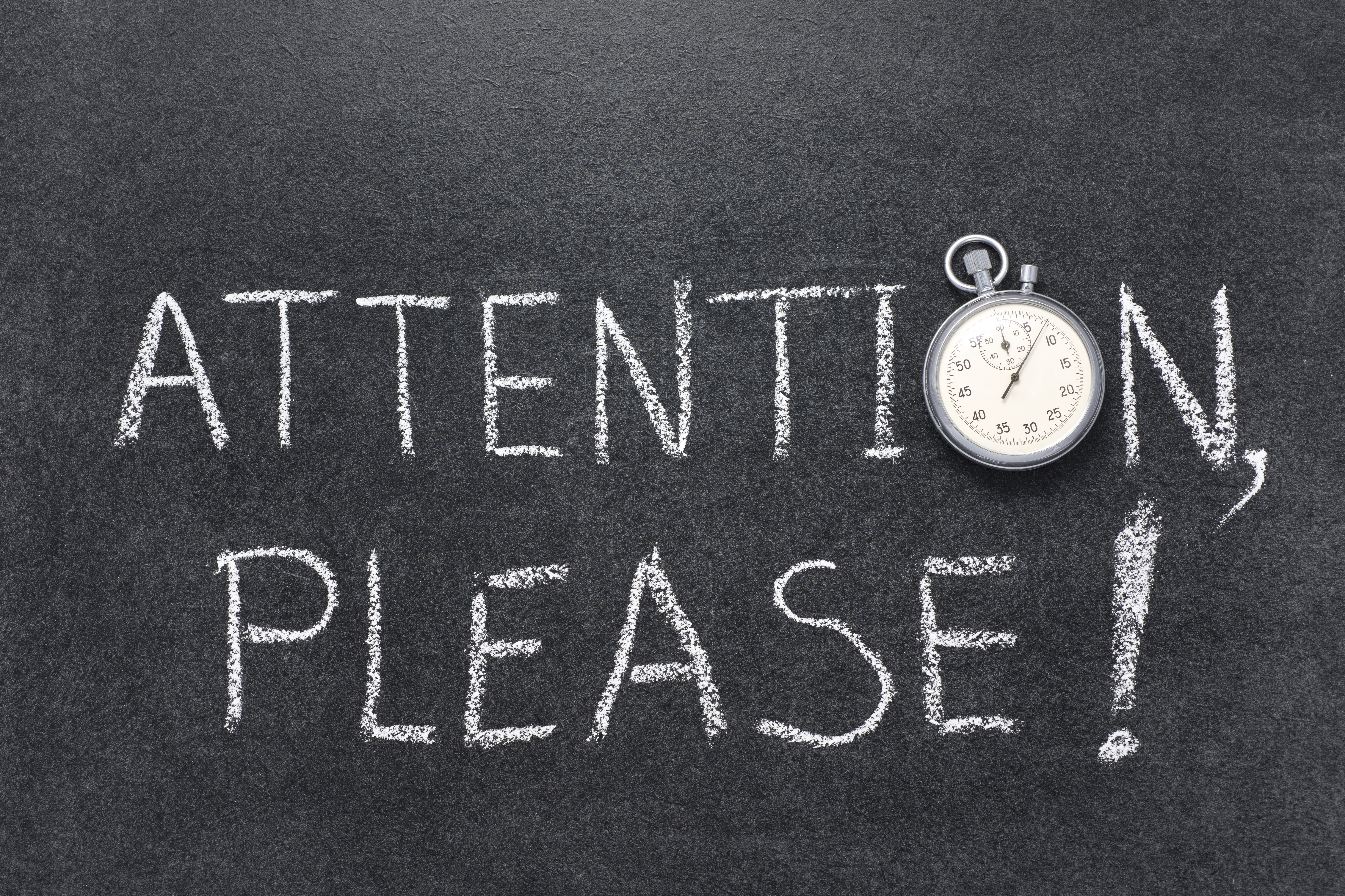 attention, please