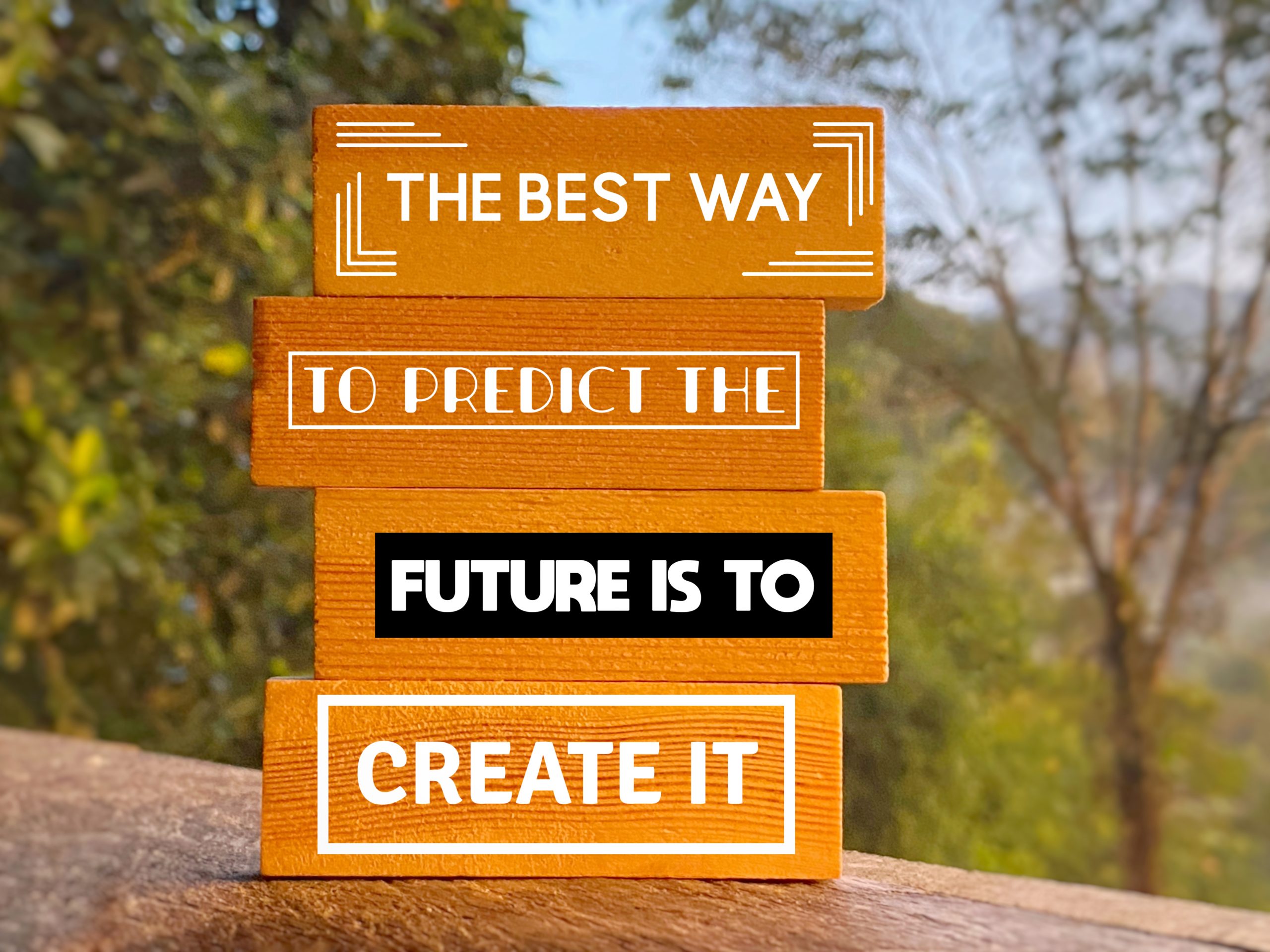 Inspirational Quote Futuristic